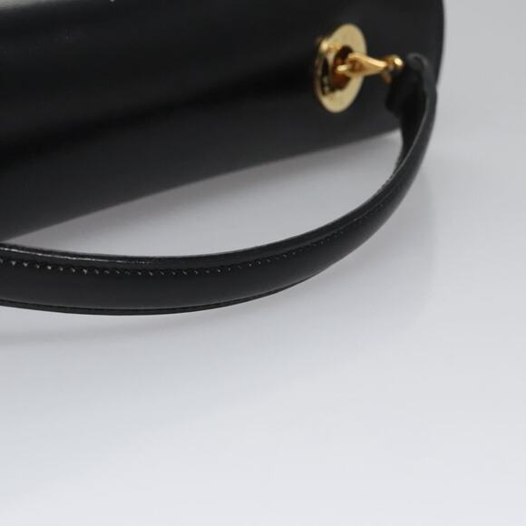 CELINE Hand Bag Leather Black Gold - Picture 7 of 13